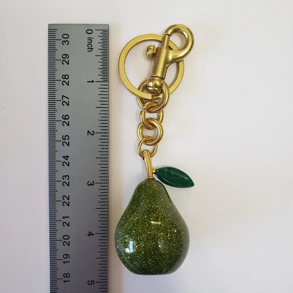 Resin Pear Bag Hanging Imitation Fruit Keychain Fashion Bag Accessories - Picture 5 of 7